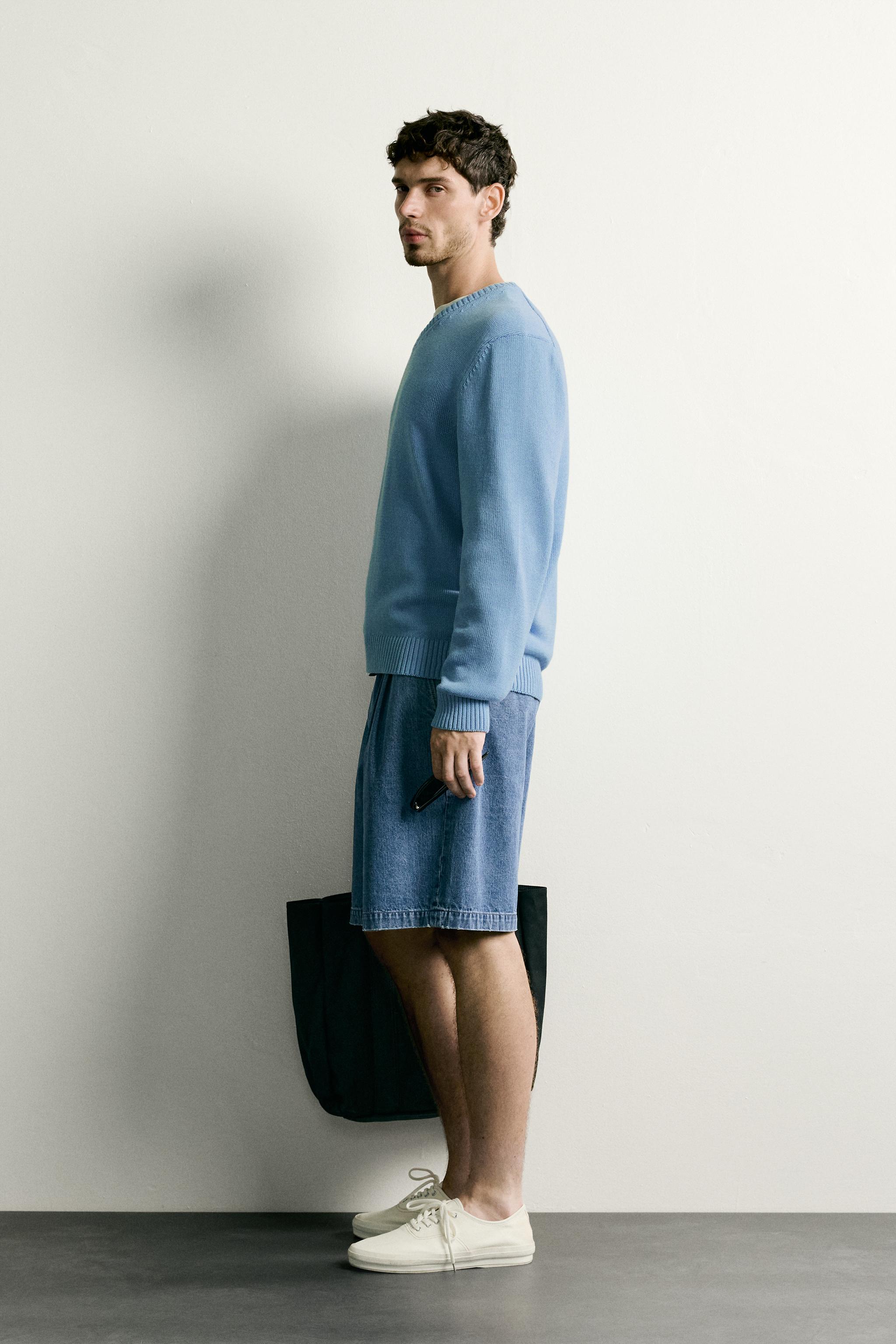 COTTON-LINEN REGULAR FIT JUMPER